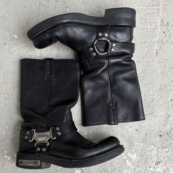 Harley Davidson harness mega size logo biker boot